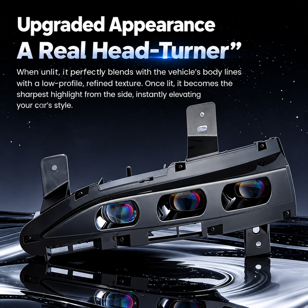Tesla Model 3/Y Fog Light Assembly High-Power Supplemental Lighting, OEM Replacement, Non-Destructive Installation