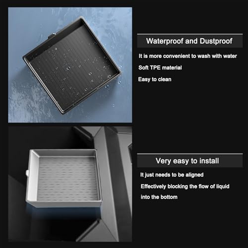 Cybertruck Center Console Accessories - 3 Piece Set