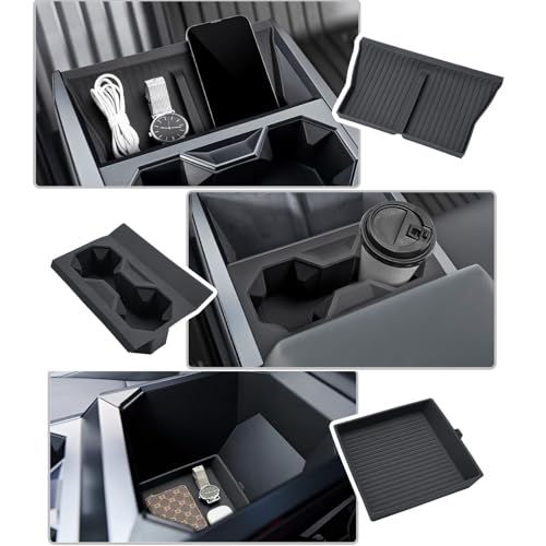 Cybertruck Center Console Accessories - 3 Piece Set