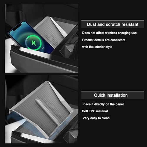 Cybertruck Center Console Accessories - 3 Piece Set