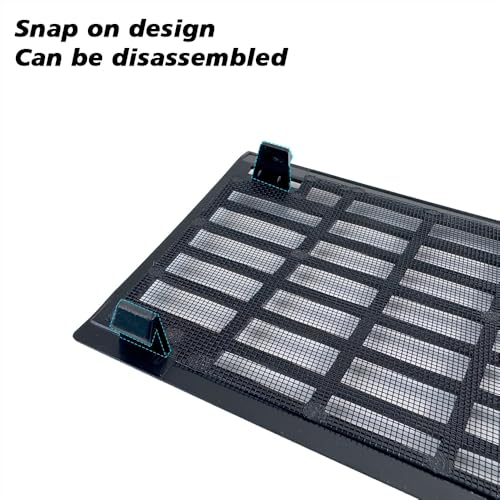 Air Intake Protective Cover Grille for Tesla Model Y 2025 2026 Juniper Air Vent Cover Air Intake Vent Grille Cover for tesla Model y Air Intake Accessories (black)