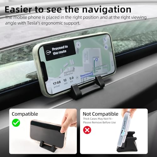 Silicone Dashboard Phone Holder for Tesla Model 3 & Model Y