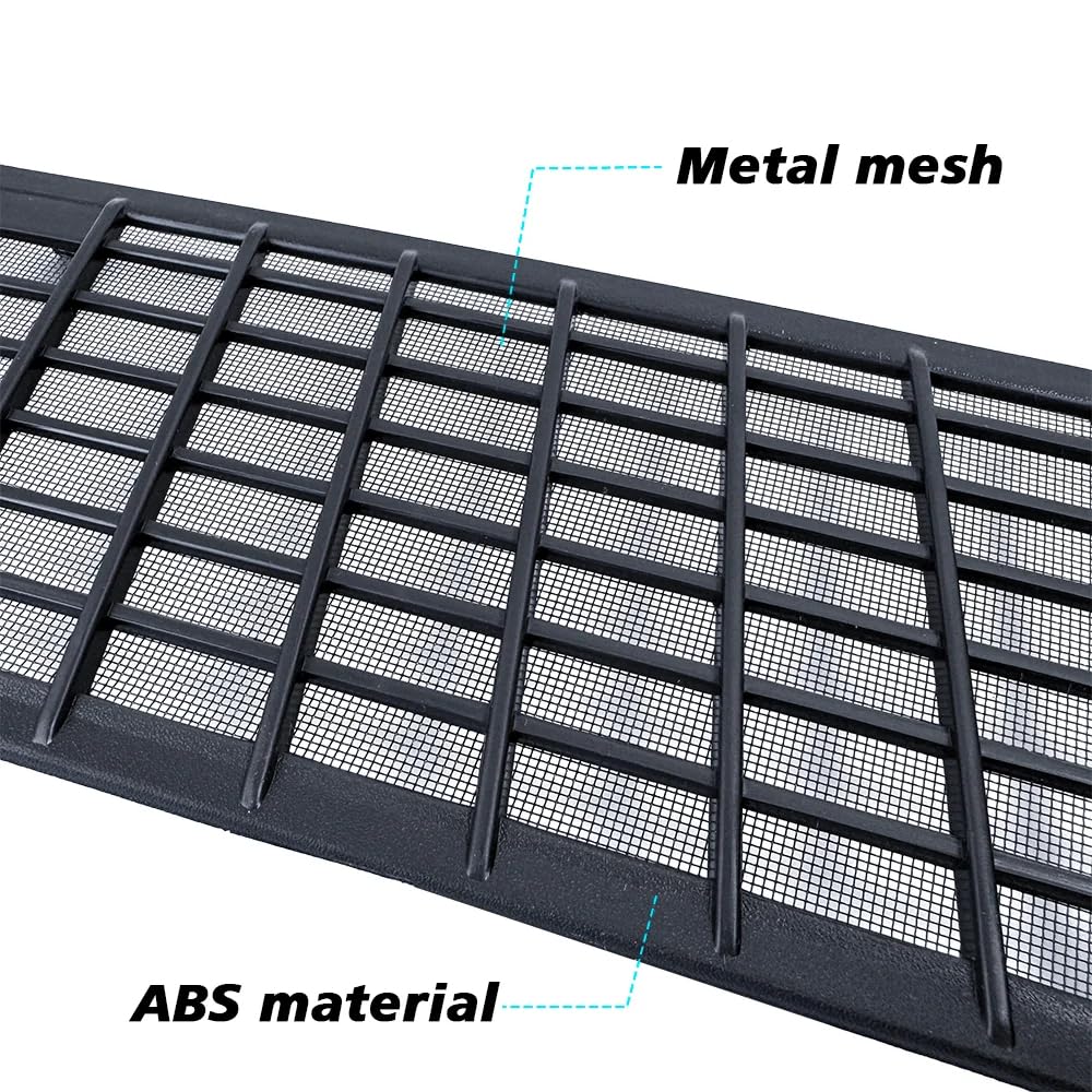 Air Intake Protective Cover Grille for Tesla Model Y 2025 2026 Juniper Air Vent Cover Air Intake Vent Grille Cover for tesla Model y Air Intake Accessories (black)