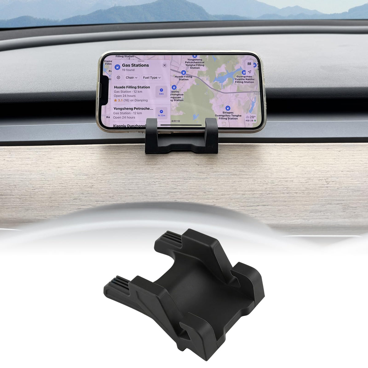 Silicone Dashboard Phone Holder for Tesla Model 3 & Model Y