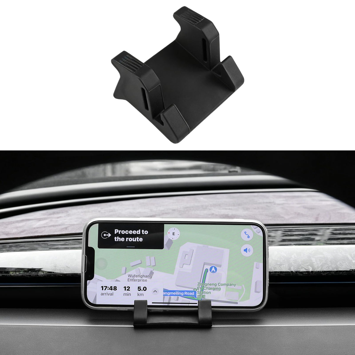 Silicone Dashboard Phone Holder for Tesla Model 3 & Model Y