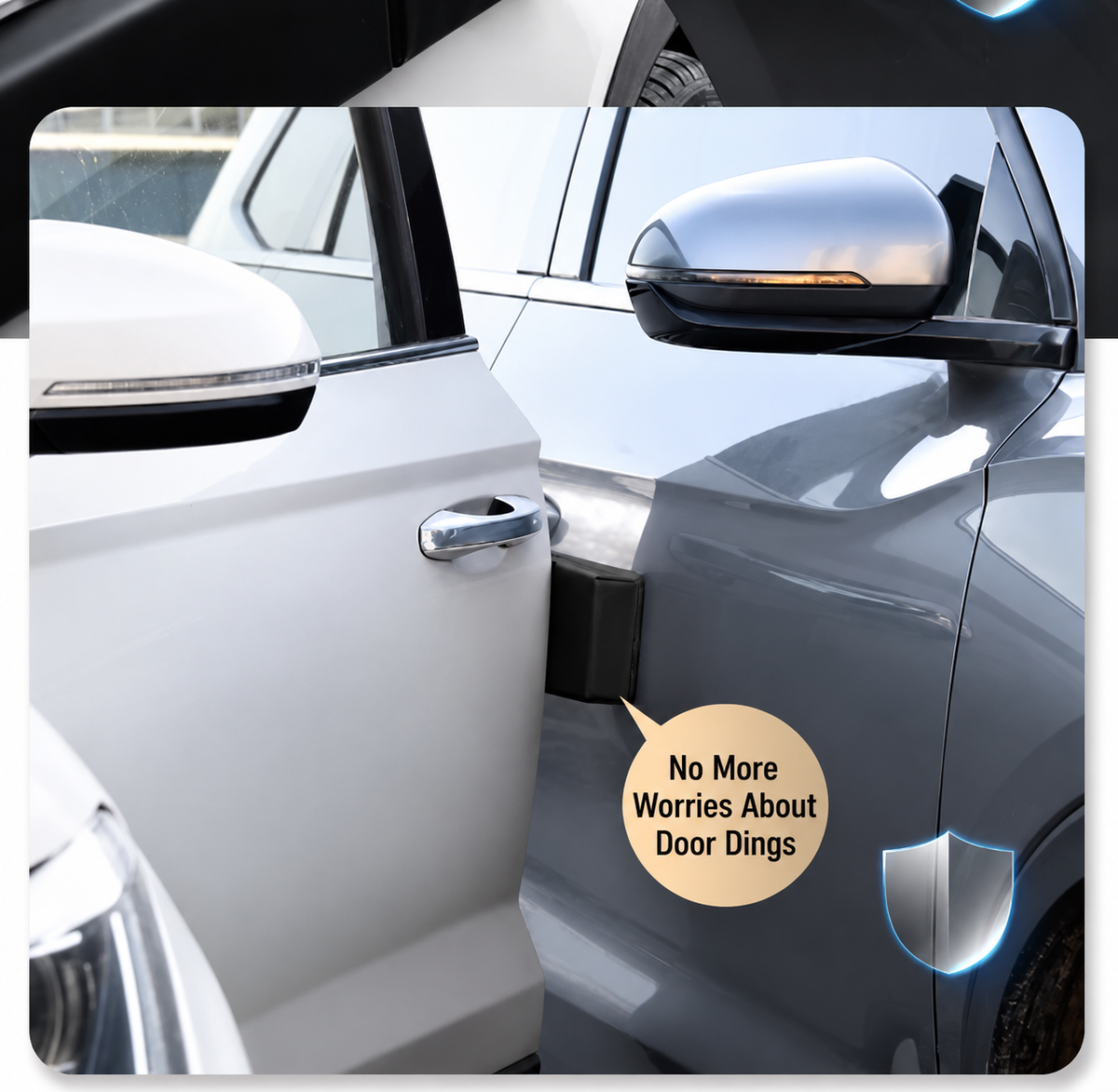 Magnetic Car Door Protector Removable Car Door Guard - Prevents Dents and Scratches for Vehicles