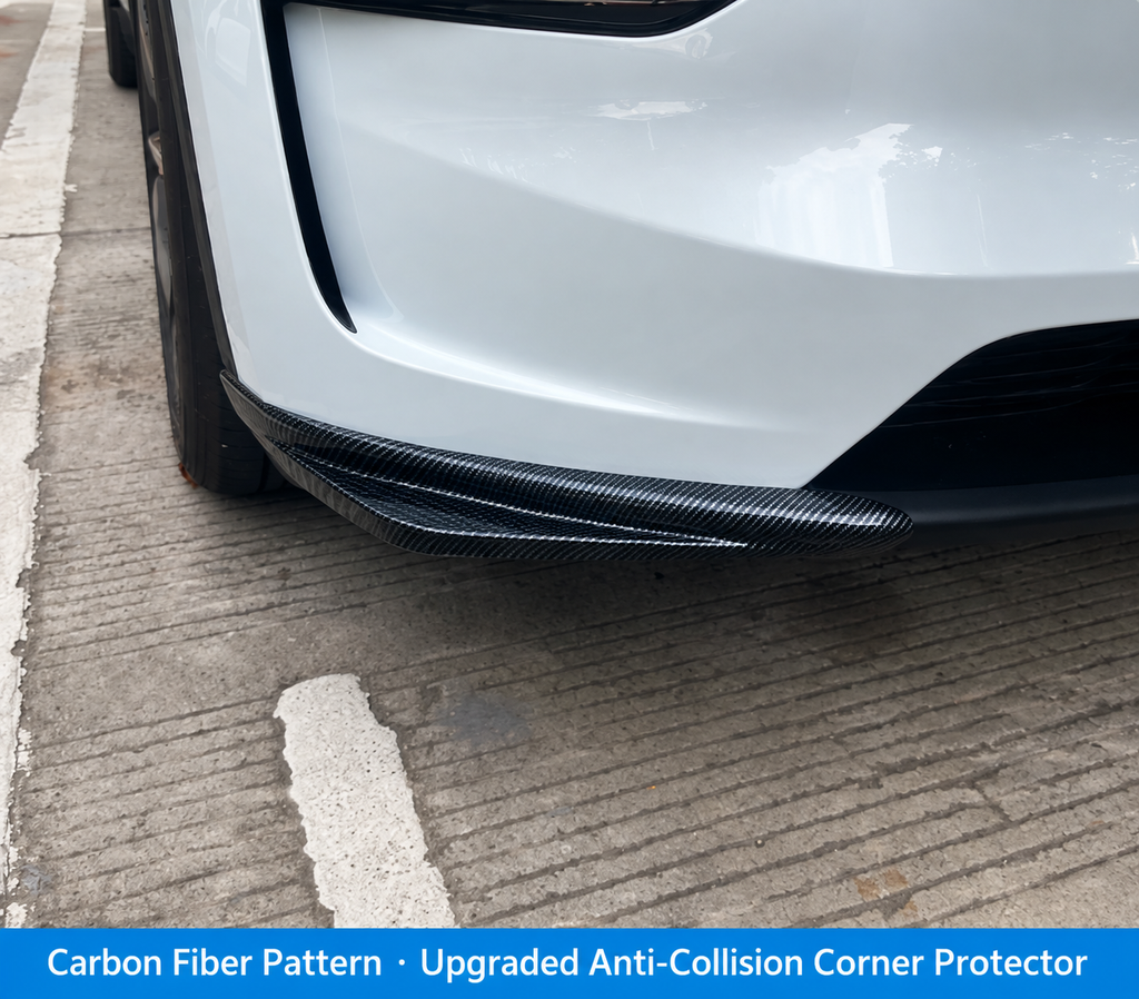 Suitable for Tesla Model Y, front lip, front shovel, front bumper, crash bar, front bumper kit, corner guard modification