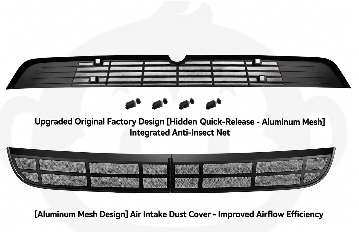 Air Intake Protective Cover Grille for Tesla Model Y 2025 2026 Juniper Air Vent Cover Air Intake Vent Grille Cover for tesla Model y Air Intake Accessories (black)