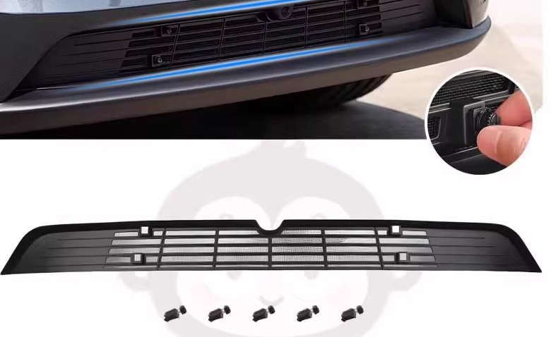 Air Intake Protective Cover Grille for Tesla Model Y 2025 2026 Juniper Air Vent Cover Air Intake Vent Grille Cover for tesla Model y Air Intake Accessories (black)