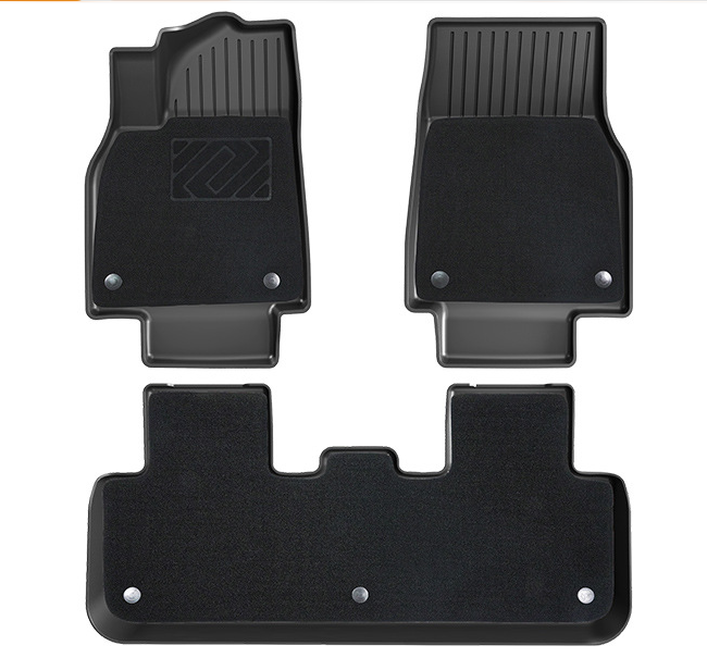 COMAUTO 3D TPE Floor Mats 10PCS for  Tesla Model Y Juniper/Model 3/Y