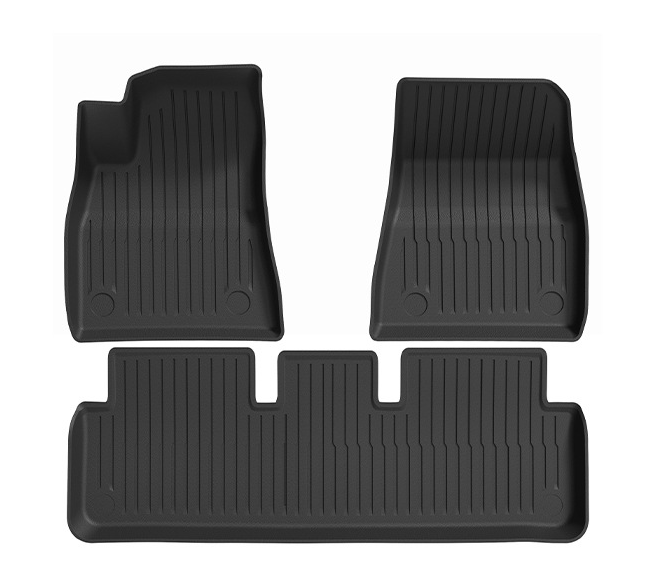COMAUTO 3D TPE Floor Mats 10PCS for  Tesla Model Y Juniper/Model 3/Y