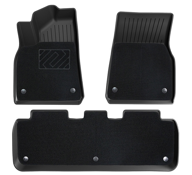 COMAUTO 3D TPE Floor Mats 10PCS for  Tesla Model Y Juniper/Model 3/Y