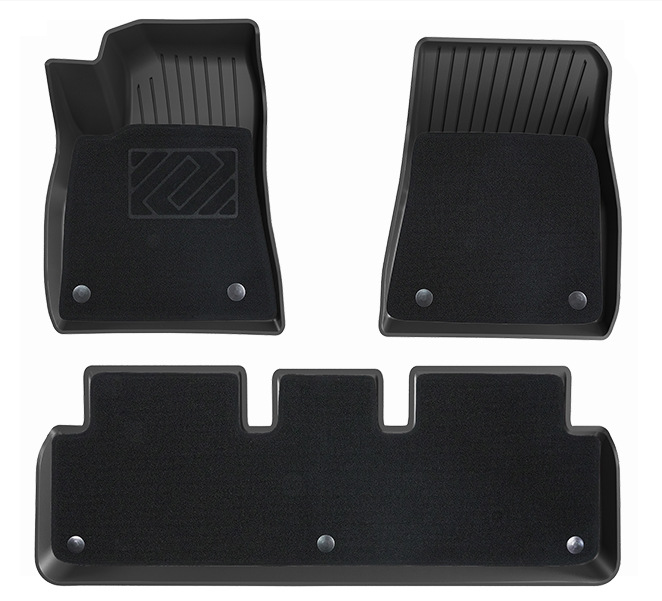 COMAUTO 3D TPE Floor Mats 10PCS for  Tesla Model Y Juniper/Model 3/Y