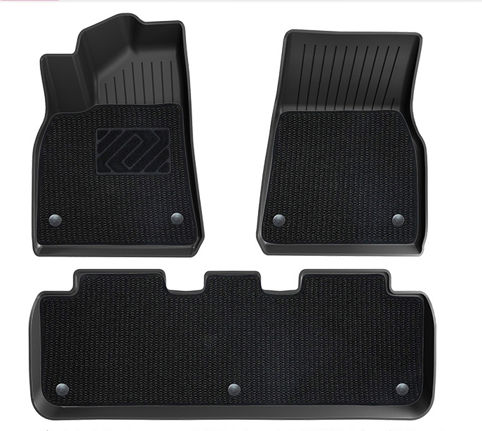 COMAUTO 3D TPE Floor Mats 10PCS for  Tesla Model Y Juniper/Model 3/Y