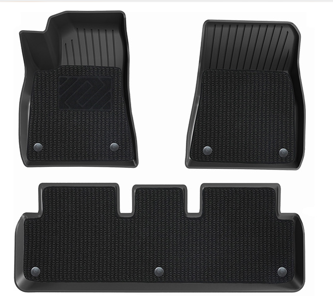 COMAUTO 3D TPE Floor Mats 10PCS for  Tesla Model Y Juniper/Model 3/Y