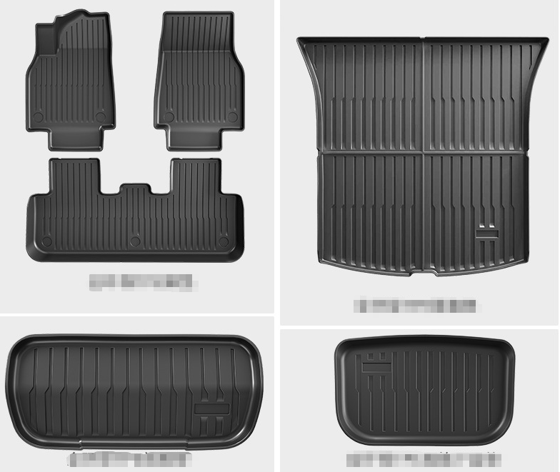 COMAUTO 3D TPE Floor Mats 10PCS for  Tesla Model Y Juniper/Model 3/Y