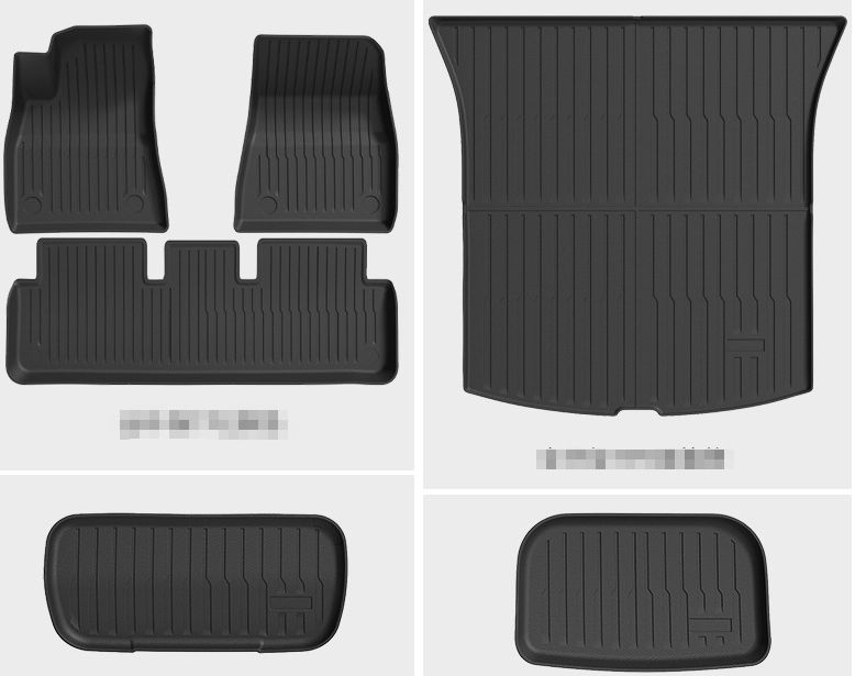 COMAUTO 3D TPE Floor Mats 10PCS for  Tesla Model Y Juniper/Model 3/Y