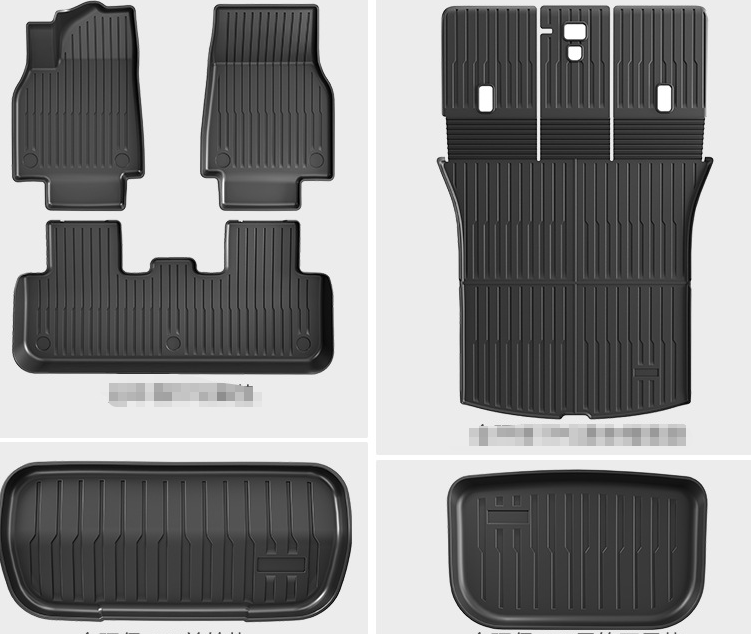 COMAUTO 3D TPE Floor Mats 10PCS for  Tesla Model Y Juniper/Model 3/Y