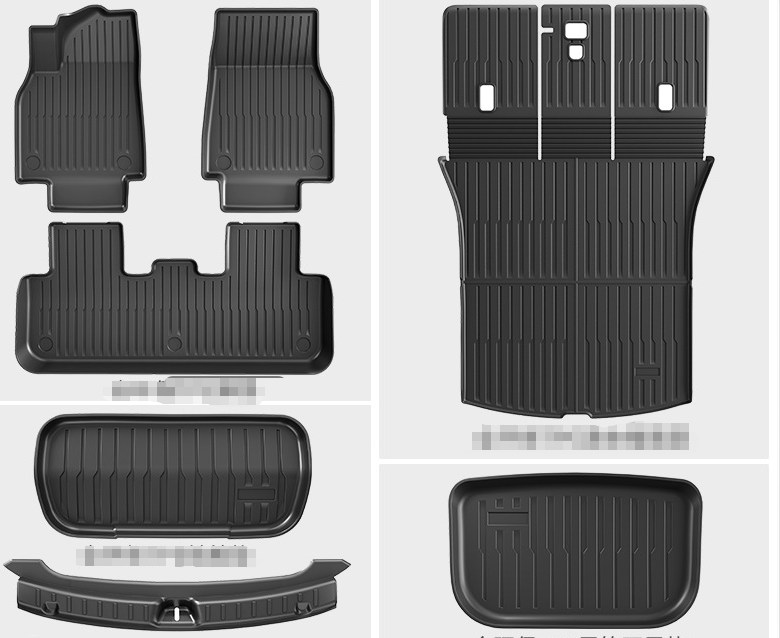 COMAUTO 3D TPE Floor Mats 10PCS for  Tesla Model Y Juniper/Model 3/Y