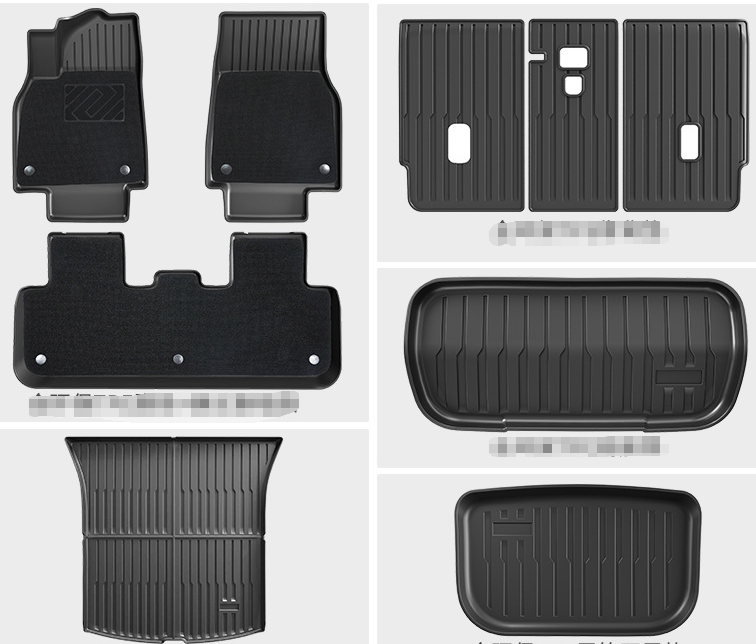 COMAUTO 3D TPE Floor Mats 10PCS for  Tesla Model Y Juniper/Model 3/Y