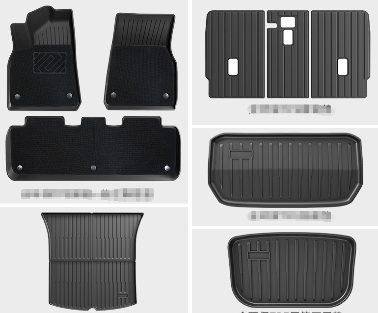 COMAUTO 3D TPE Floor Mats 10PCS for  Tesla Model Y Juniper/Model 3/Y