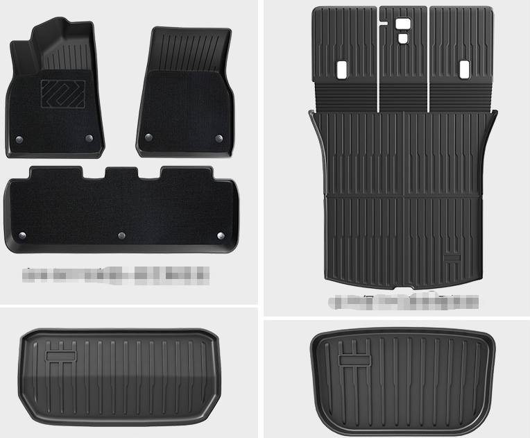 COMAUTO 3D TPE Floor Mats 10PCS for  Tesla Model Y Juniper/Model 3/Y