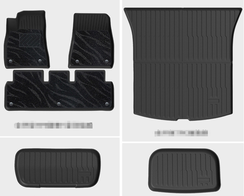 COMAUTO 3D TPE Floor Mats 10PCS for  Tesla Model Y Juniper/Model 3/Y