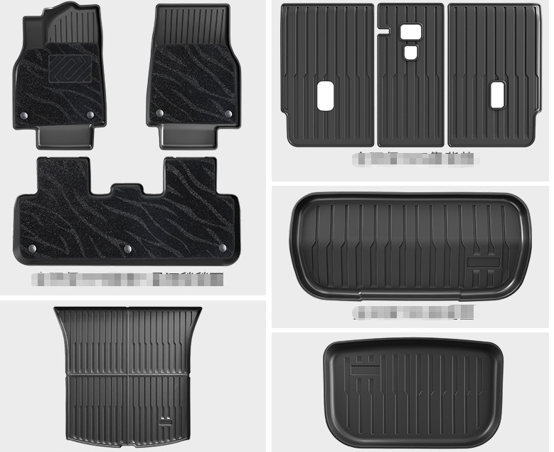 COMAUTO 3D TPE Floor Mats 10PCS for  Tesla Model Y Juniper/Model 3/Y
