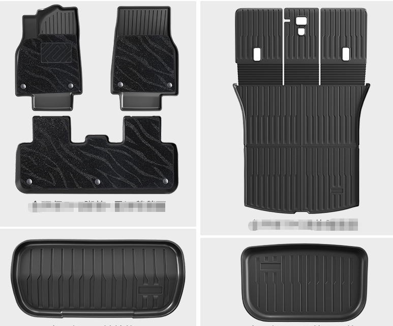 COMAUTO 3D TPE Floor Mats 10PCS for  Tesla Model Y Juniper/Model 3/Y