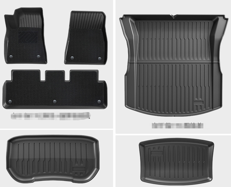 COMAUTO 3D TPE Floor Mats 10PCS for  Tesla Model Y Juniper/Model 3/Y