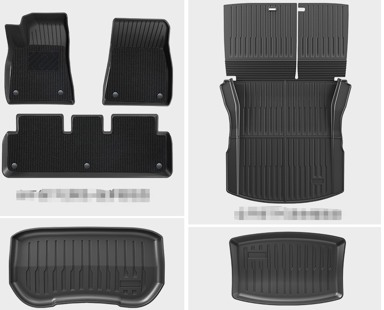 COMAUTO 3D TPE Floor Mats 10PCS for  Tesla Model Y Juniper/Model 3/Y