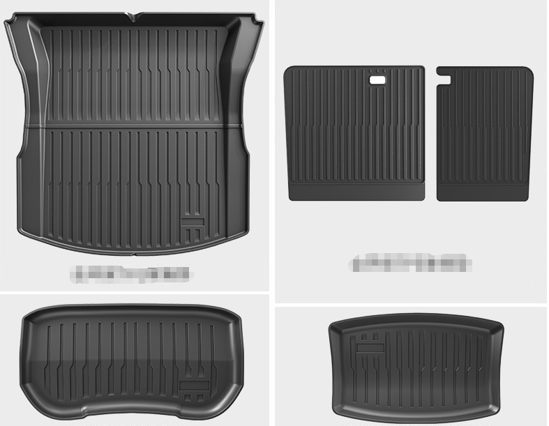 COMAUTO 3D TPE Floor Mats 10PCS for  Tesla Model Y Juniper/Model 3/Y