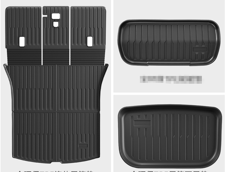 COMAUTO 3D TPE Floor Mats 10PCS for  Tesla Model Y Juniper/Model 3/Y