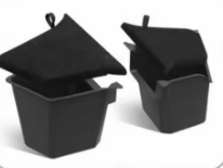 Compatible For Tesla Rear  Modely Trunk Organizer Side Storage Box, Odorless Garbage Bins Car Accessories(Y right 2PCS)