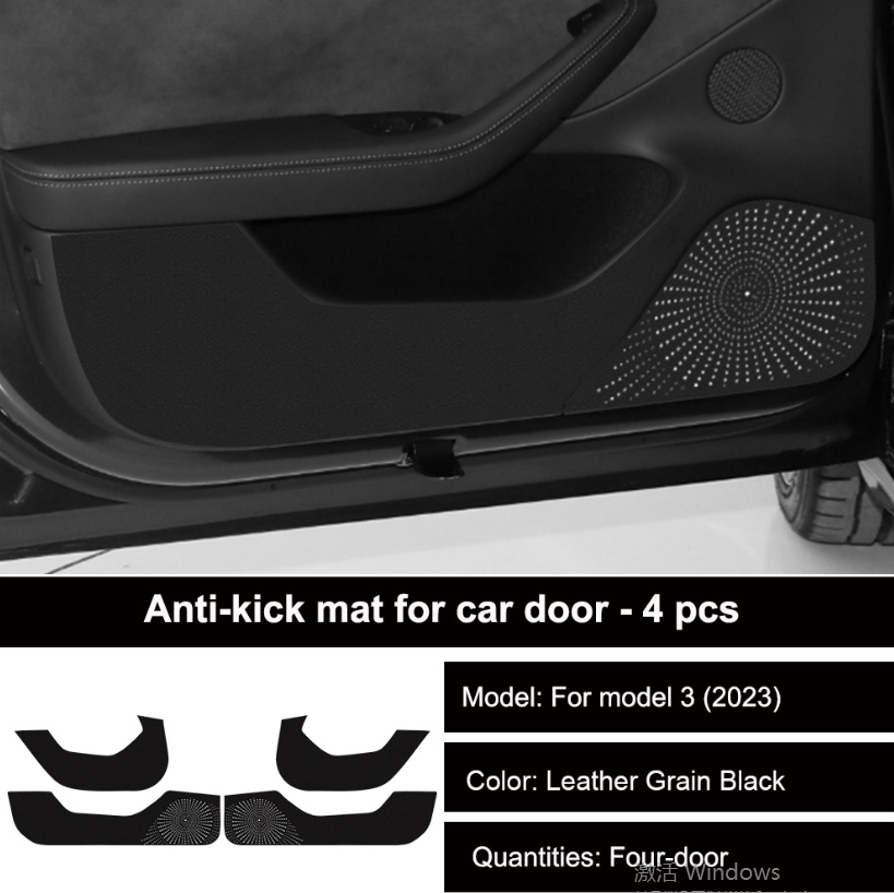 Door Anti-Kick Pads for Tesla Model 3/Y 2020-2026 - view 17