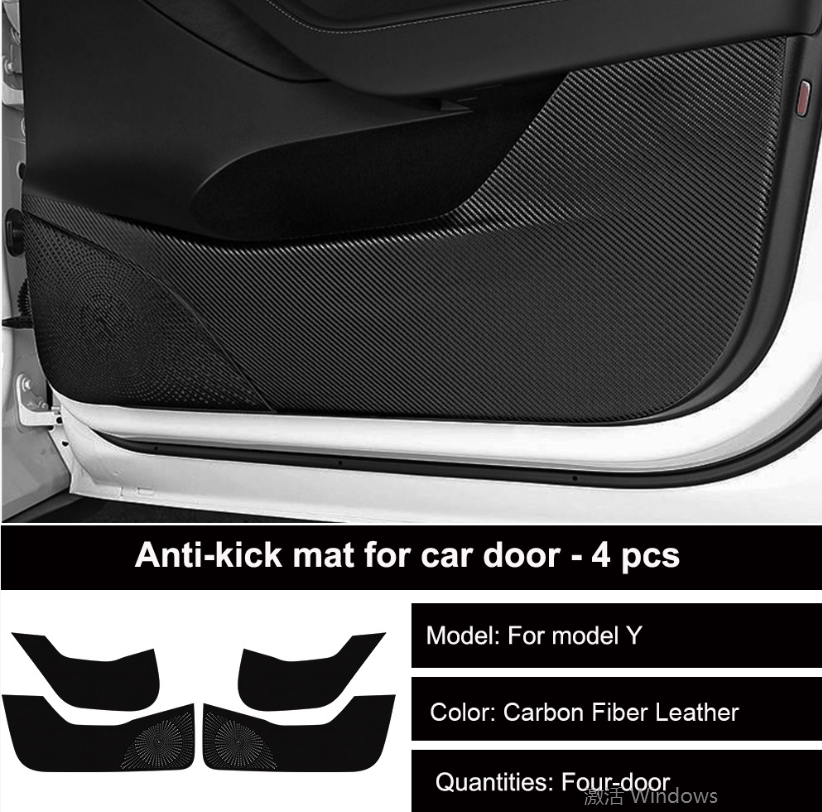 Door Anti-Kick Pads for Tesla Model 3/Y 2020-2026 - view 22
