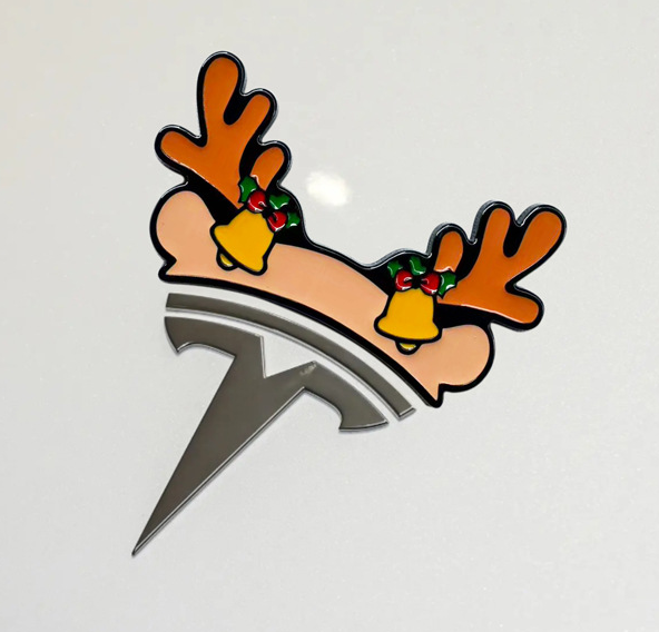 3D Christmas Emblem Decal for Tesla Model 3/Y - view 17