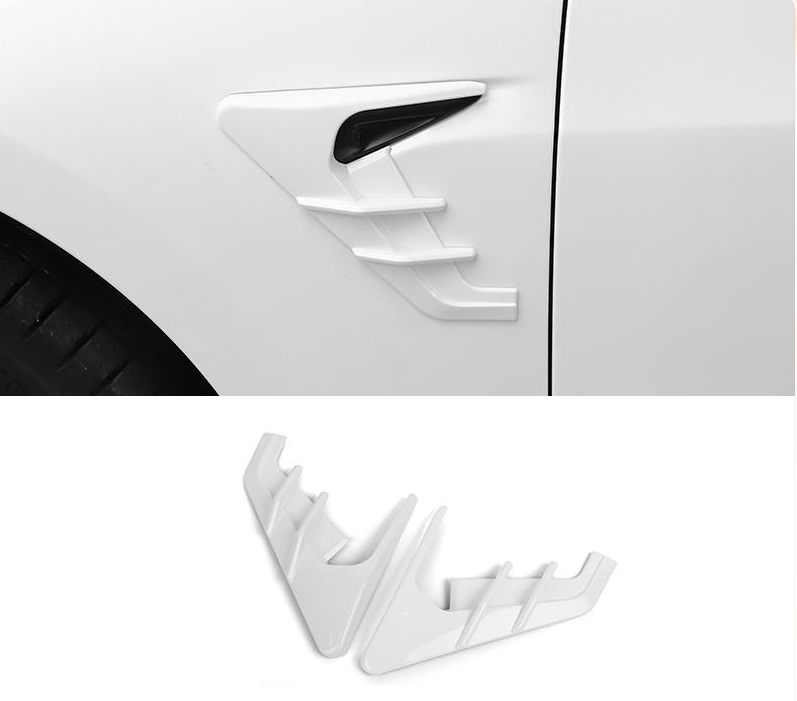 Suitable for Tesla Model 3 Leaf Plate Thunder Side Label Camera Decorative Cover