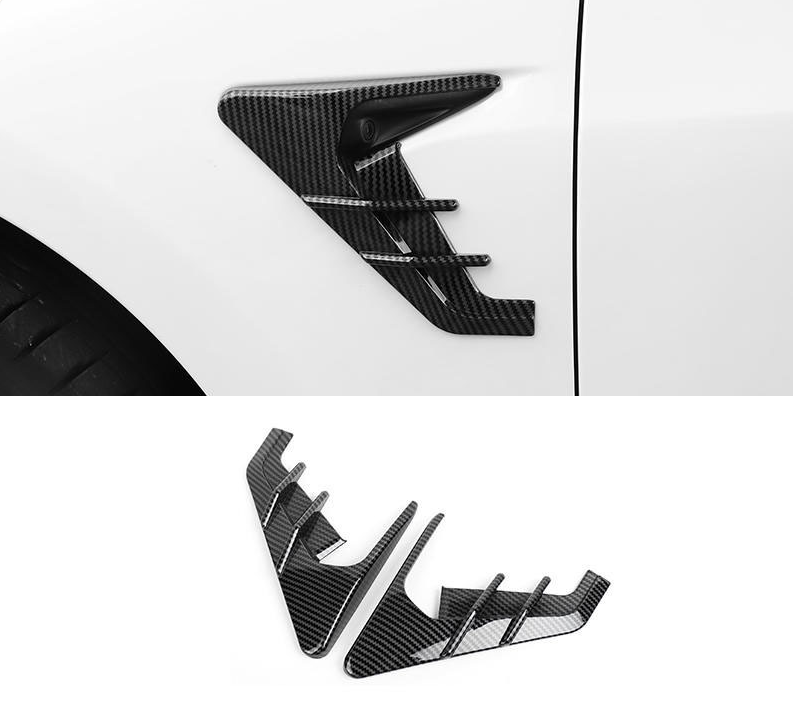 Suitable for Tesla Model 3 Leaf Plate Thunder Side Label Camera Decorative Cover