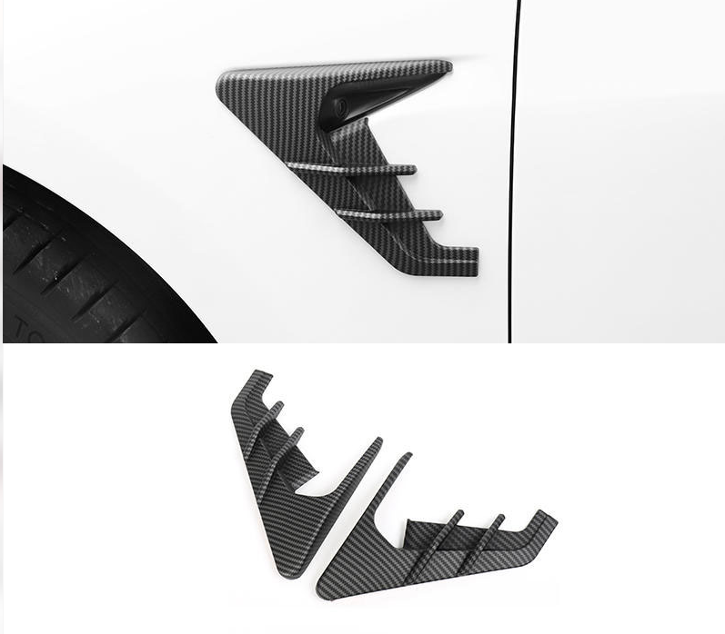 Suitable for Tesla Model 3 Leaf Plate Thunder Side Label Camera Decorative Cover