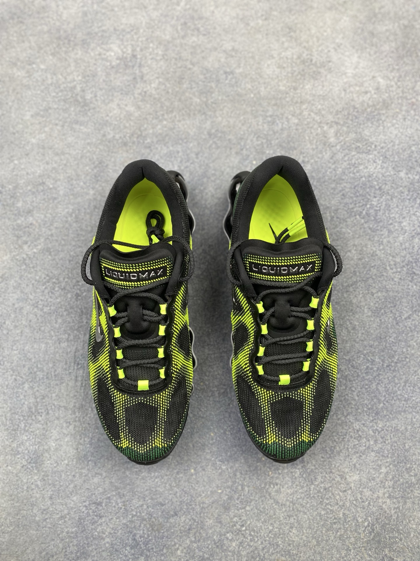 Nike Air Liquid Max Black Green Arrow Poison Frog Full Palm Air Cushion Men's and Women's Sports and Leisure Running Shoes