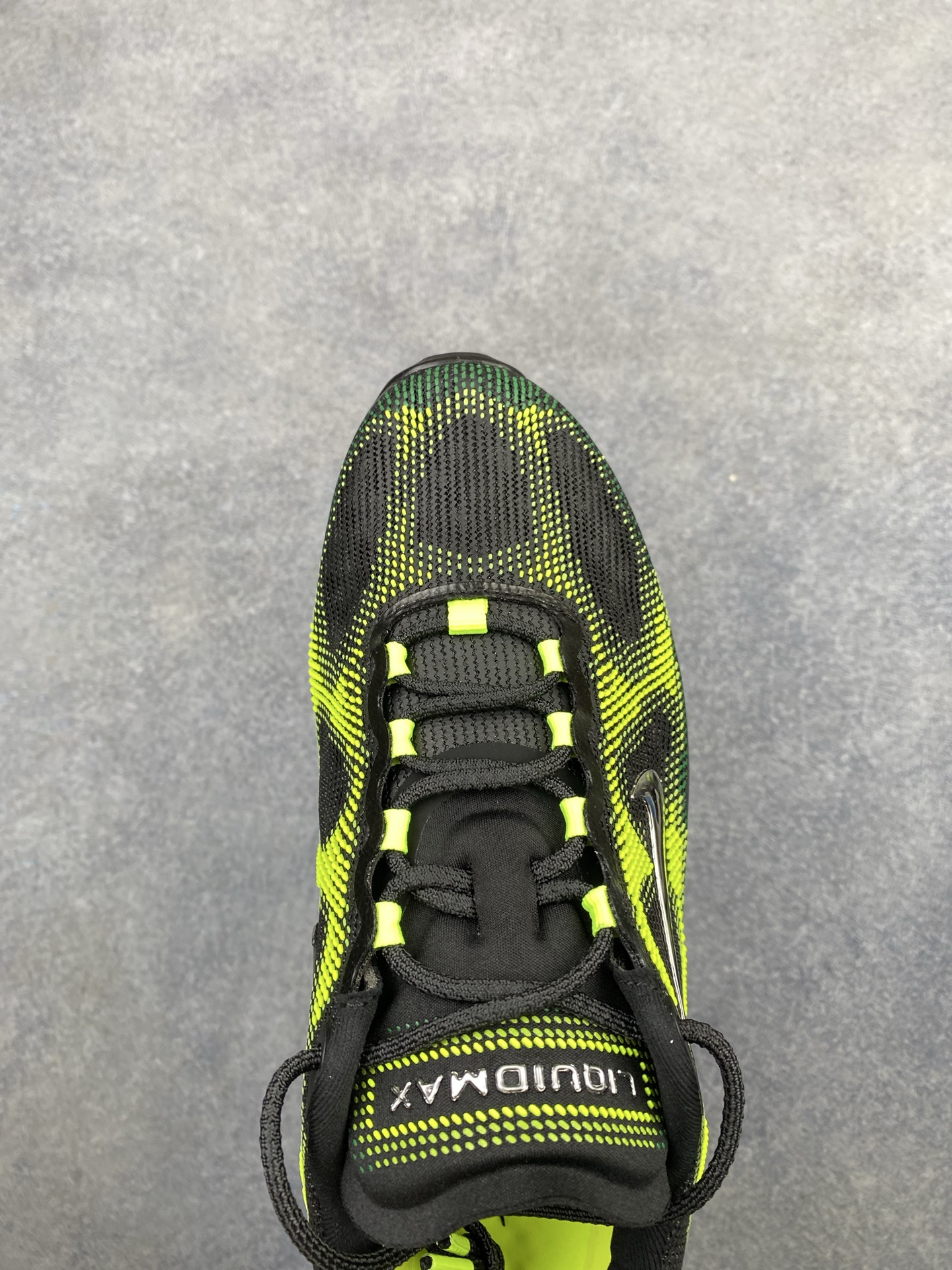 Nike Air Liquid Max Black Green Arrow Poison Frog Full Palm Air Cushion Men's and Women's Sports and Leisure Running Shoes
