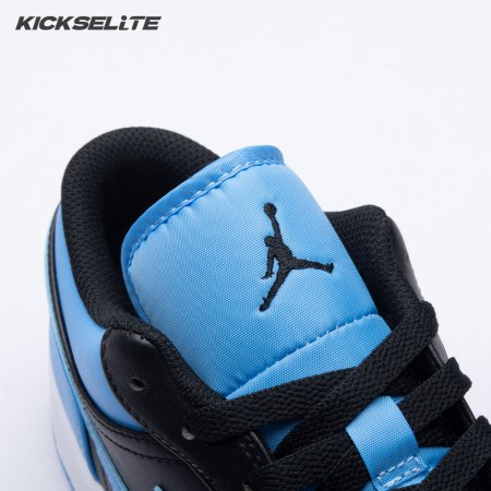 Jordan 1 Low Black University Blue 553558-041 Unisex