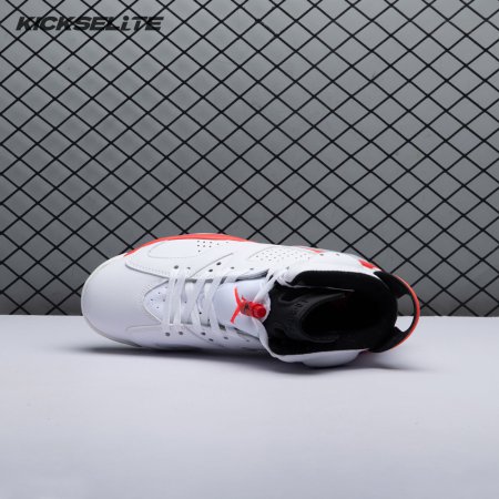 Jordan 6 Retro Infrared White 384664-123 Men's