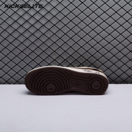Nike Air Force 1 Low Monogram Brown Damier Azur Unisex (Special Box)