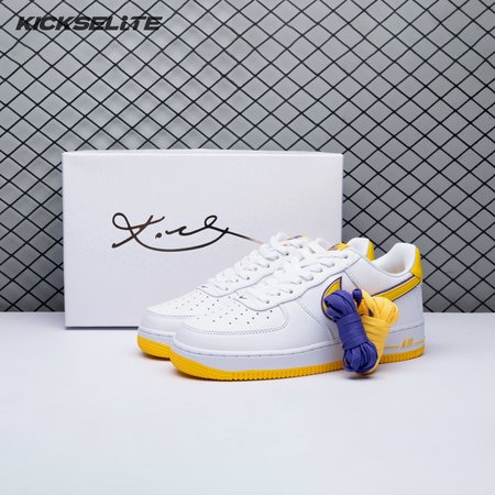Nike Air Force 1 Low Retro QS Kobe Bryant Lakers Home FZ1151-100 Unisex