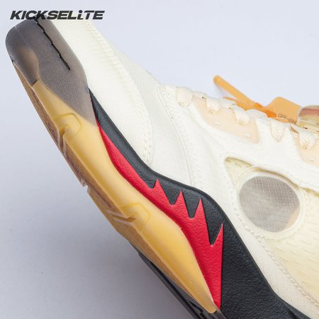 OFF-WHITE x Air Jordan 5 "Sail" Men's