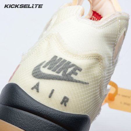 OFF-WHITE x Air Jordan 5 "Sail" Men's